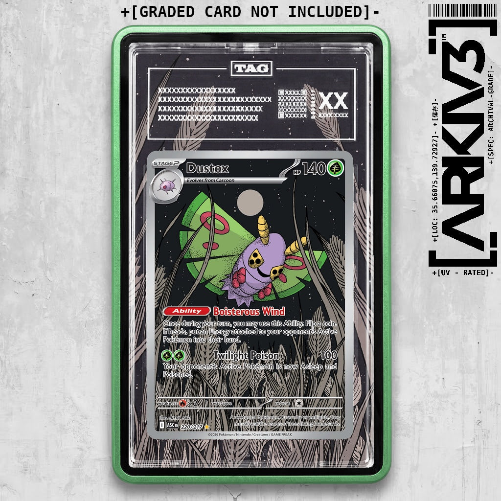 ARKIV3 TAG graded front - Green