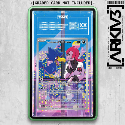 ARKIV3 TAG graded front - Green