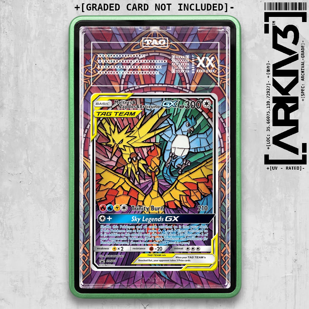 ARKIV3 TAG graded front - Green