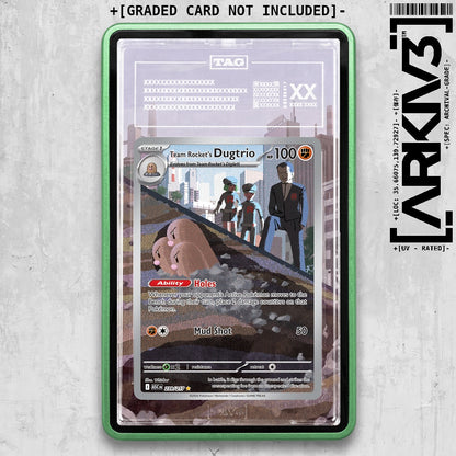 ARKIV3 TAG graded front - Green