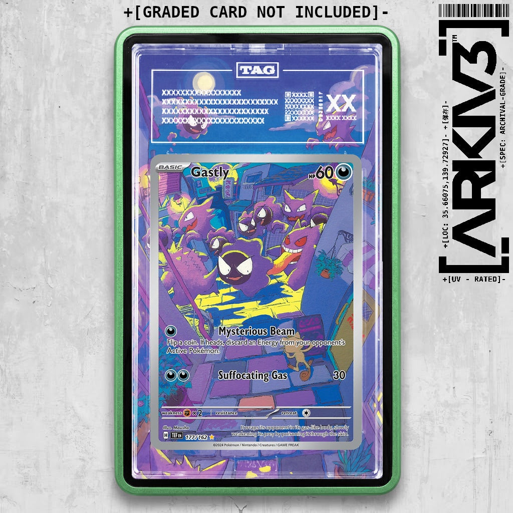 ARKIV3 TAG graded front - Green