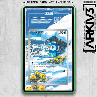 ARKIV3 TAG graded front - Green