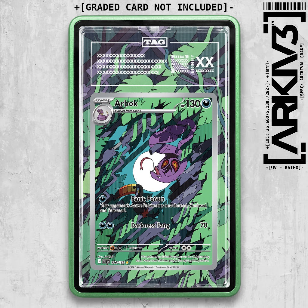 ARKIV3 TAG graded front - Green