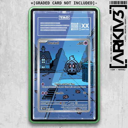 ARKIV3 TAG graded front - Green