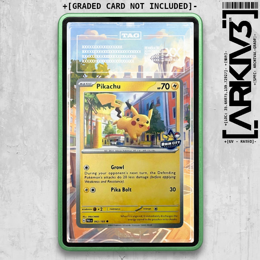 ARKIV3 TAG graded front - Green