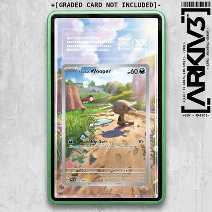 ARKIV3 TAG graded front - Green