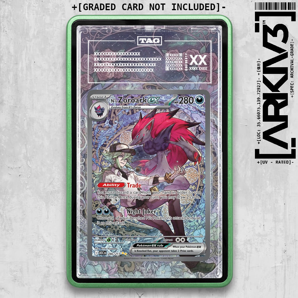 ARKIV3 TAG graded front - Green