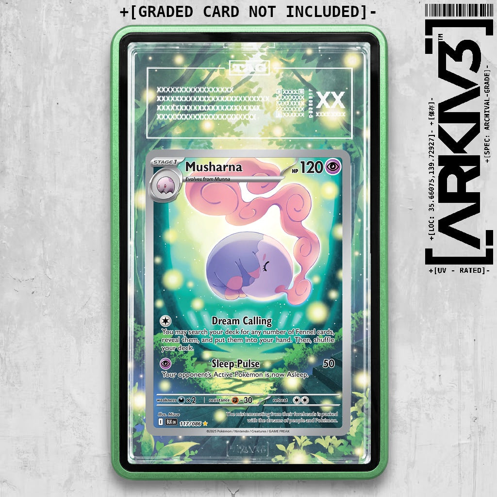 ARKIV3 TAG graded front - Green