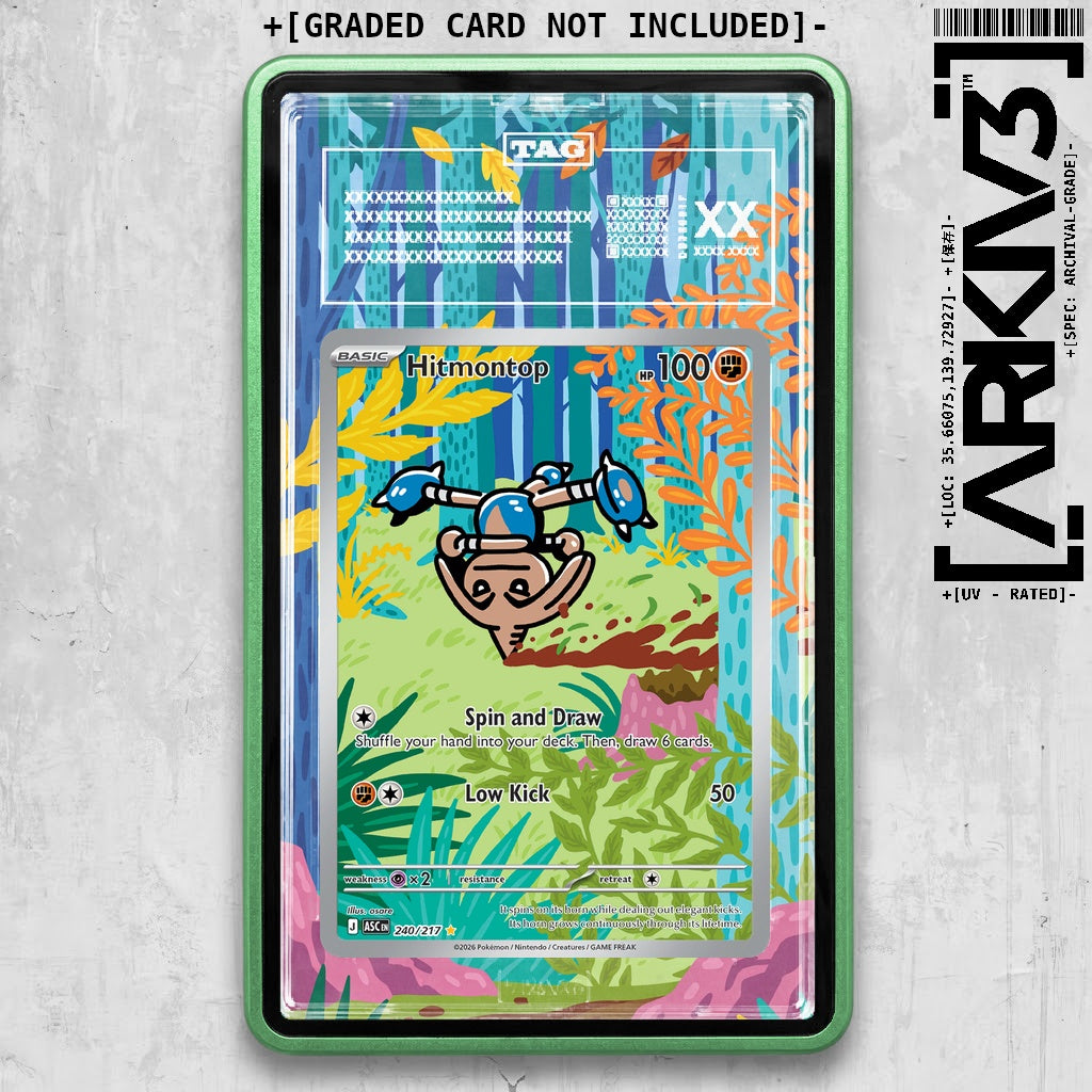 ARKIV3 TAG graded front - Green