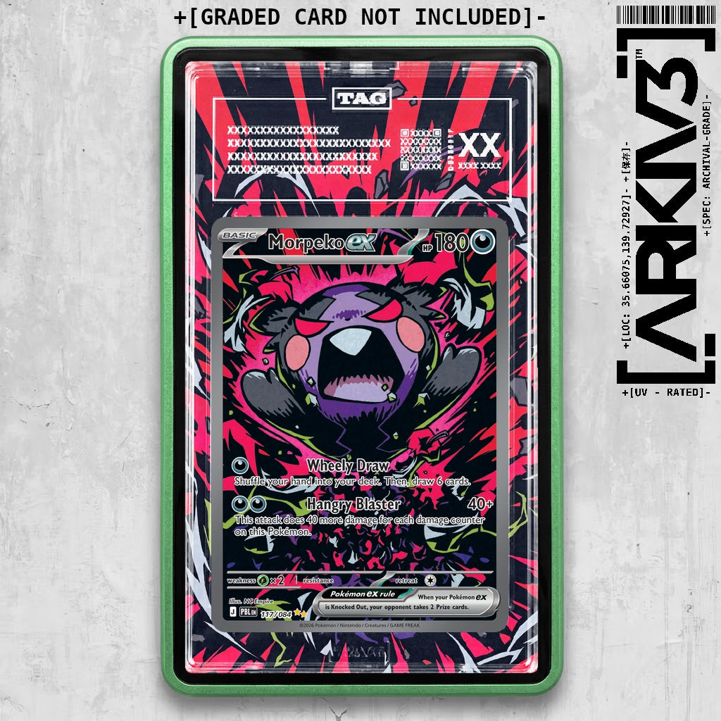 ARKIV3 TAG graded front - Green