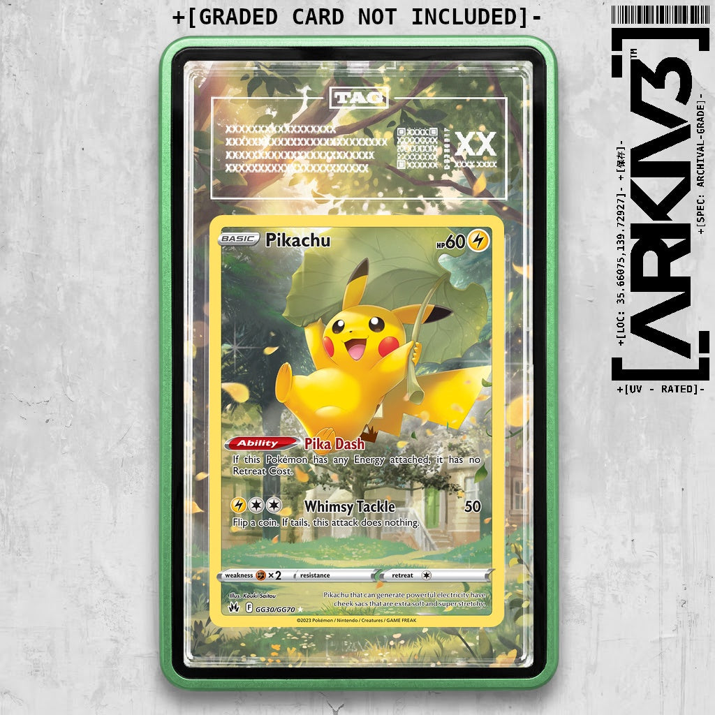 ARKIV3 TAG graded front - Green