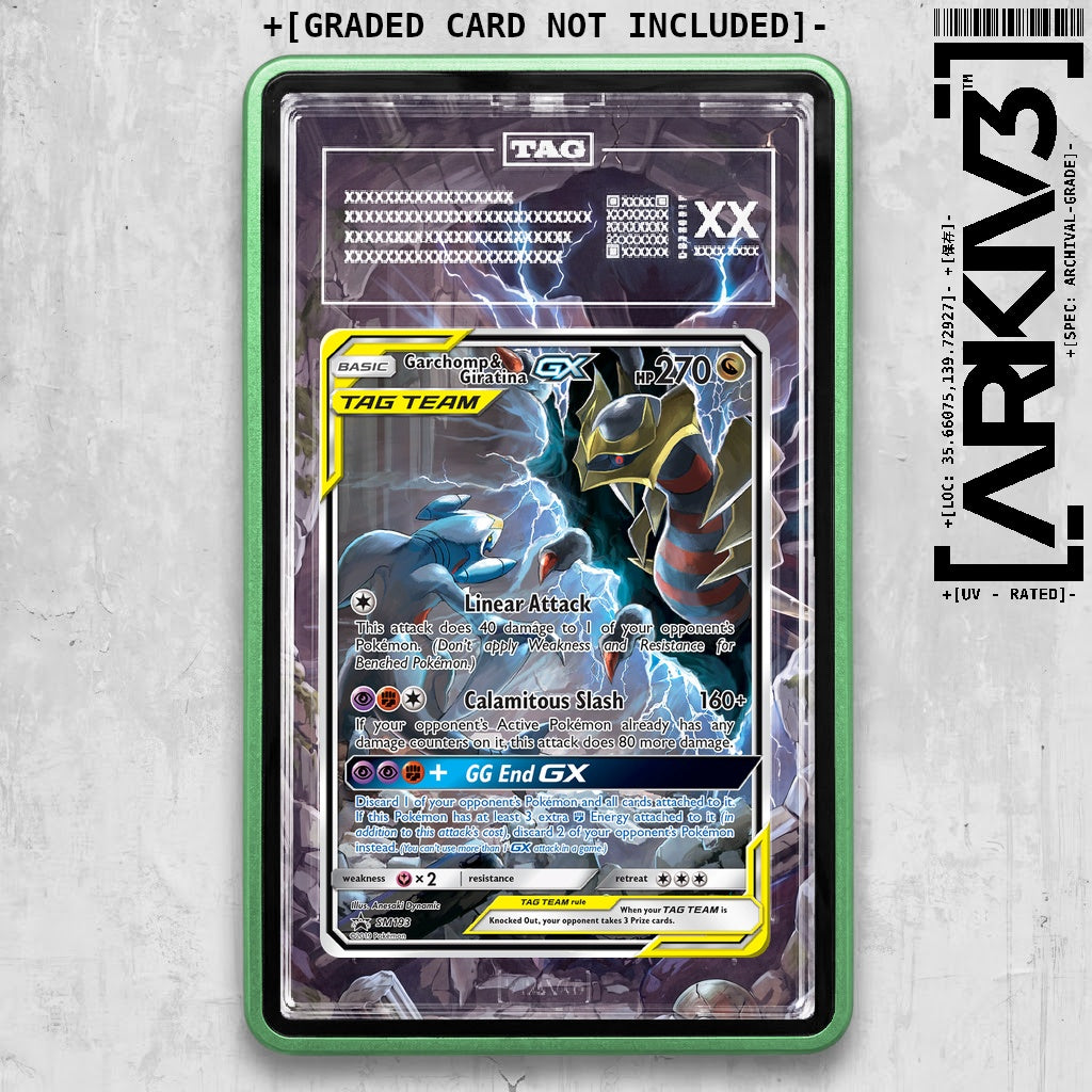ARKIV3 TAG graded front - Green