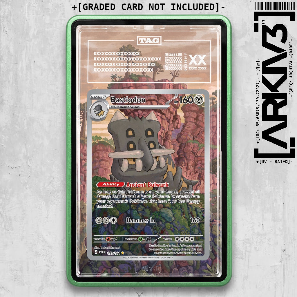 ARKIV3 TAG graded front - Green