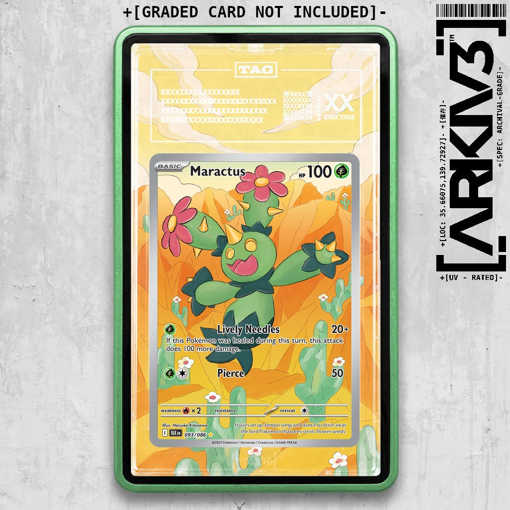 ARKIV3 TAG graded front - Green