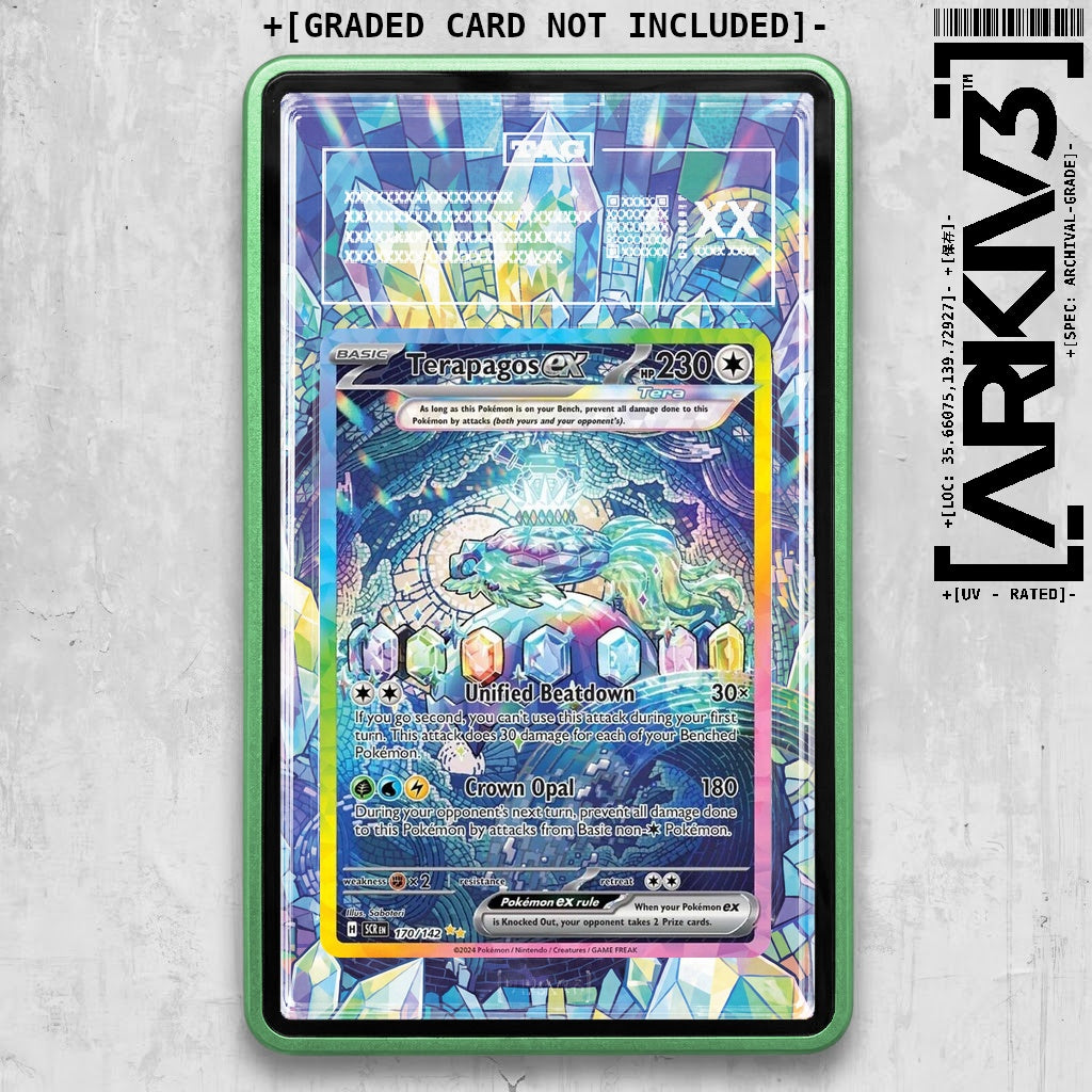 ARKIV3 TAG graded front - Green