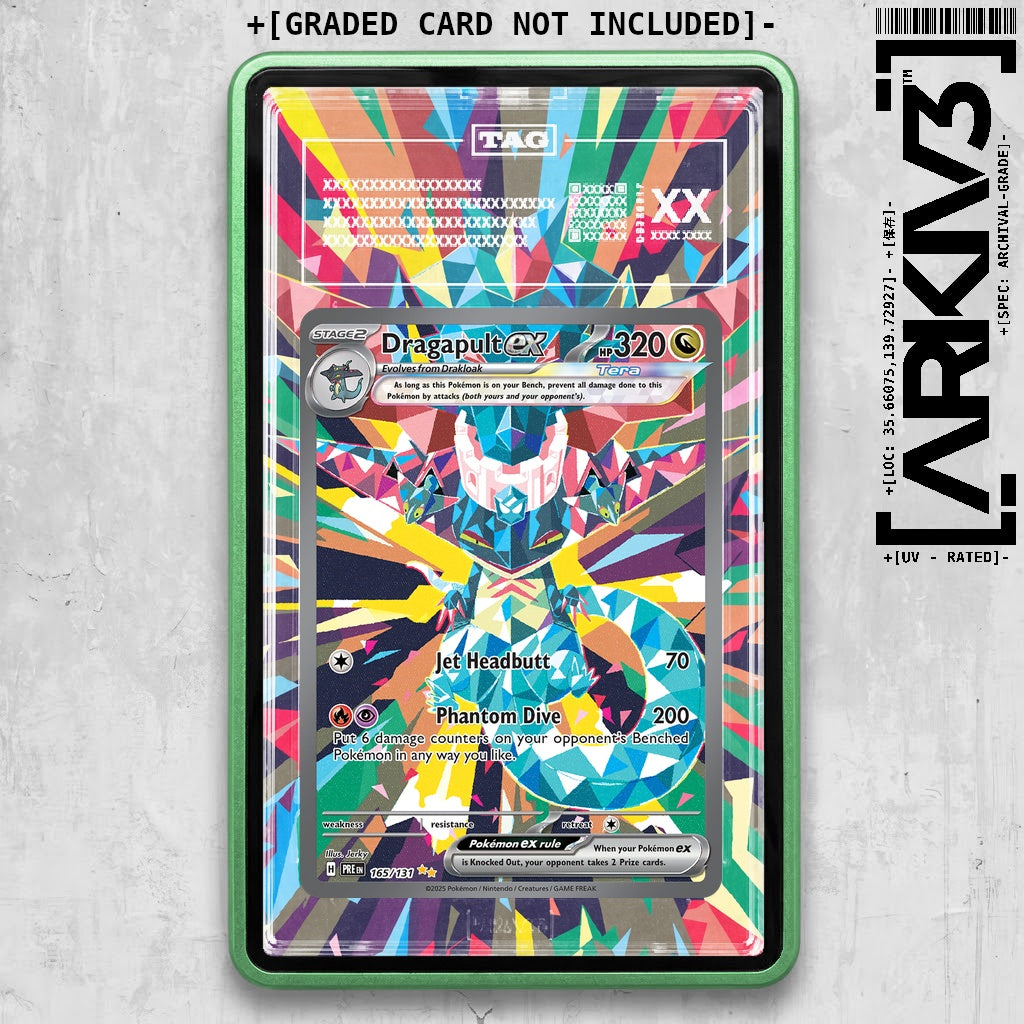 ARKIV3 TAG graded front - Green
