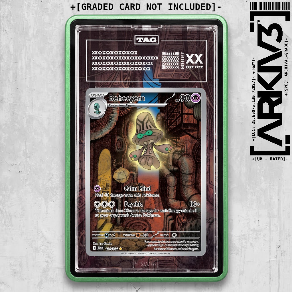 ARKIV3 TAG graded front - Green