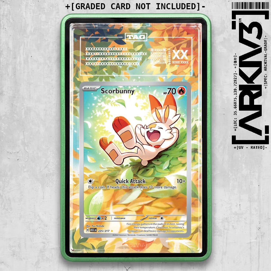 ARKIV3 TAG graded front - Green