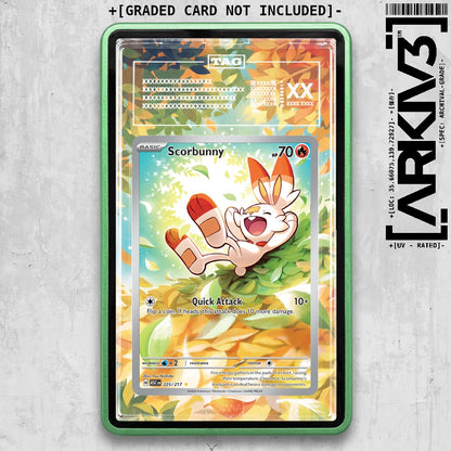 ARKIV3 TAG graded front - Green