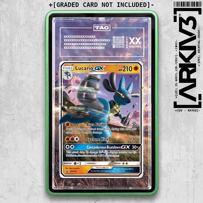 ARKIV3 TAG graded front - Green
