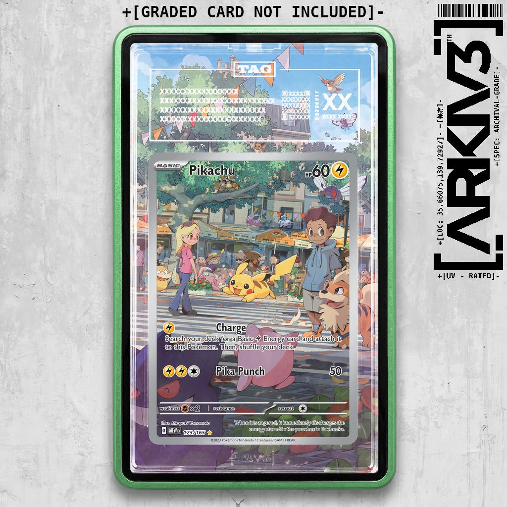 ARKIV3 TAG graded front - Green