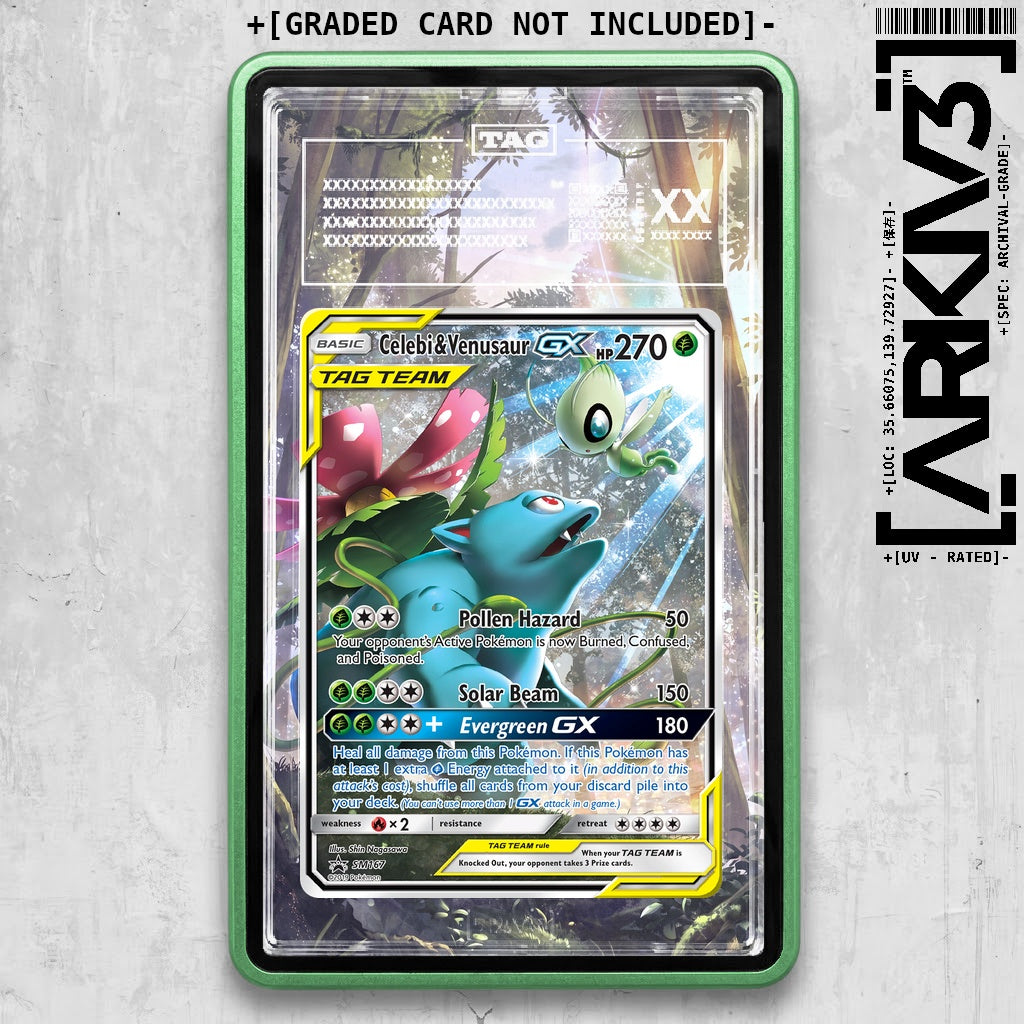 ARKIV3 TAG graded front - Green