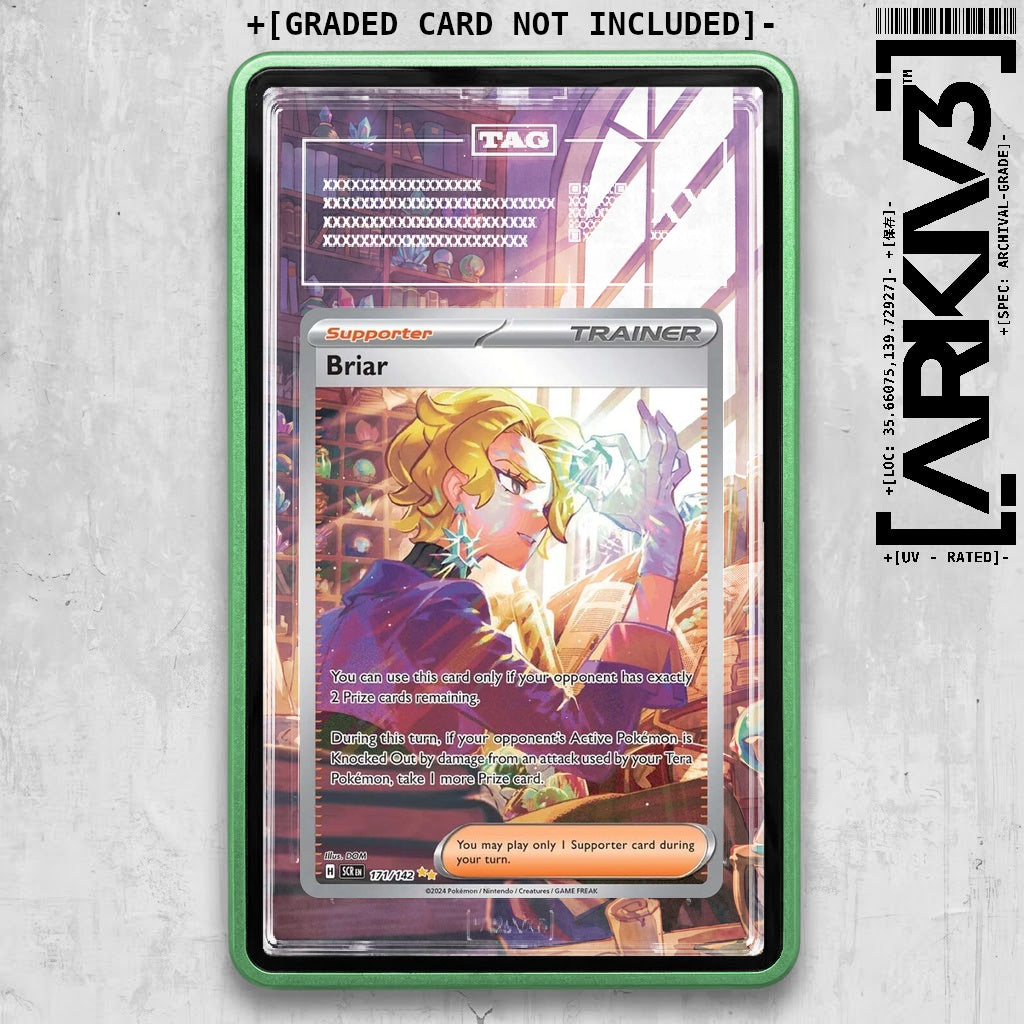 ARKIV3 TAG graded front - Green
