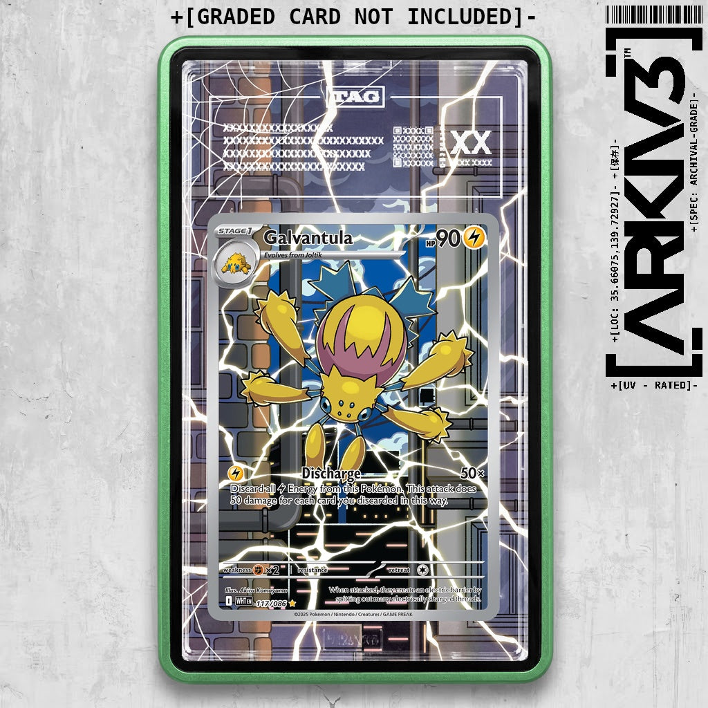 ARKIV3 TAG graded front - Green