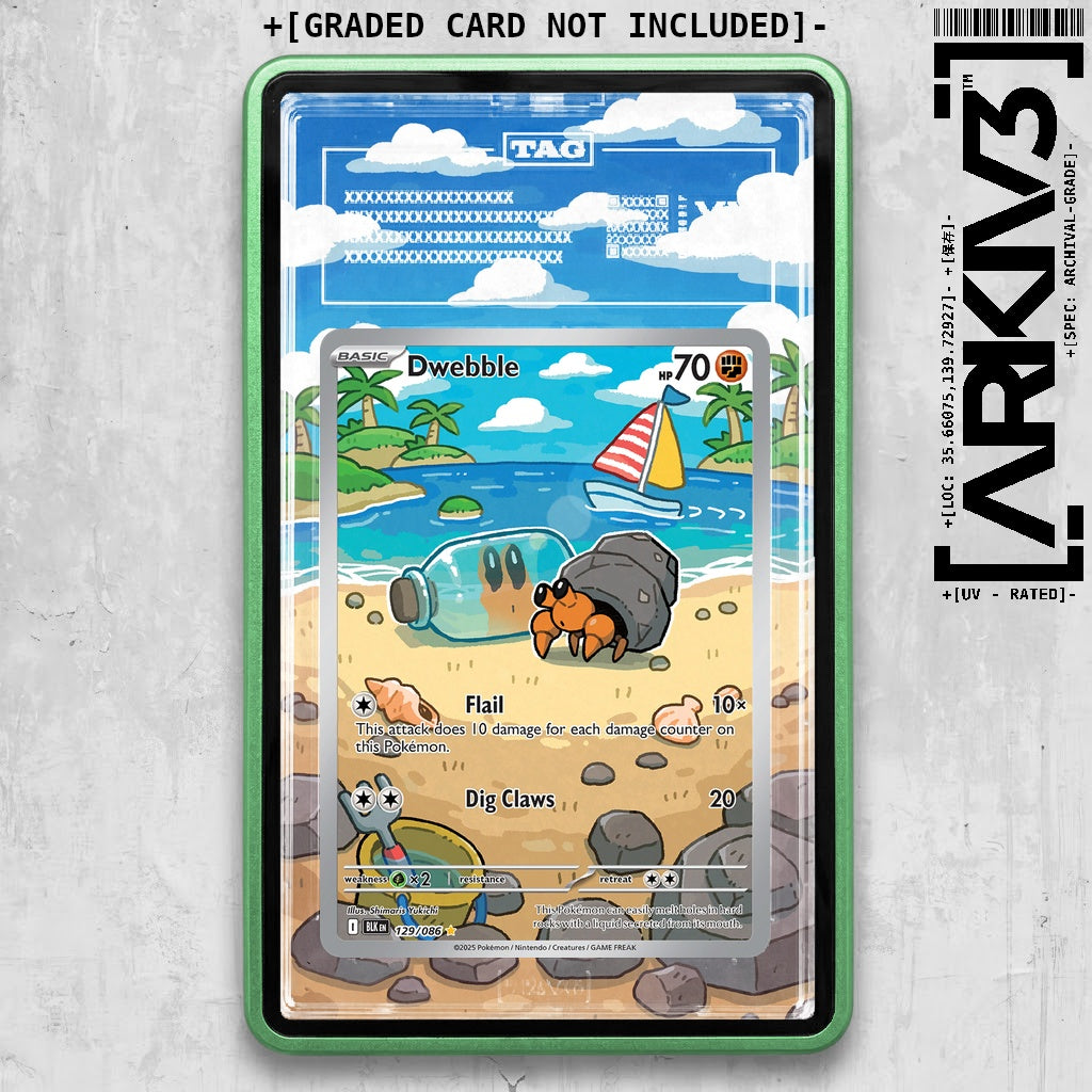 ARKIV3 TAG graded front - Green