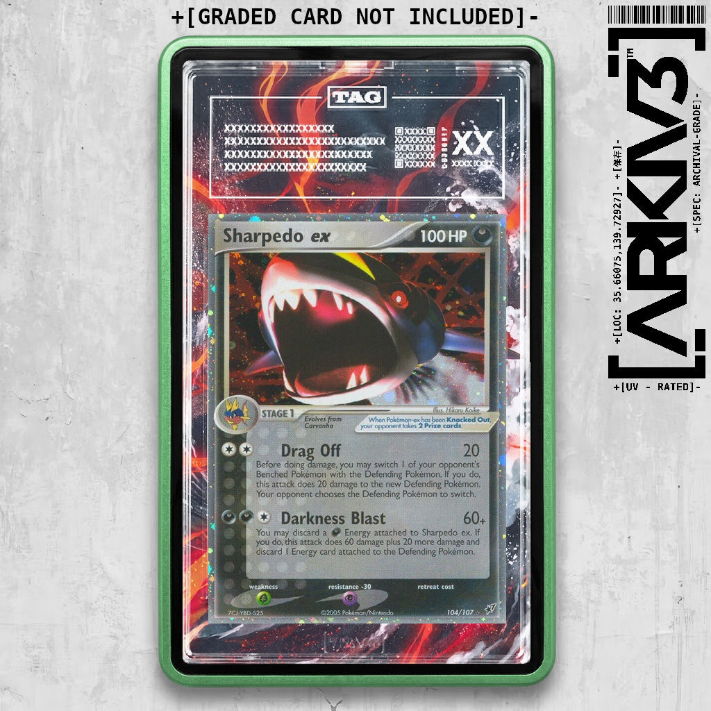 ARKIV3 TAG graded front - Green