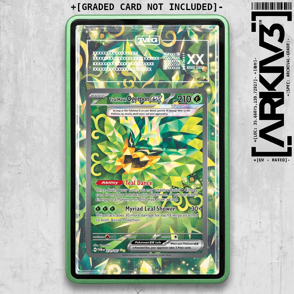 ARKIV3 TAG graded front - Green