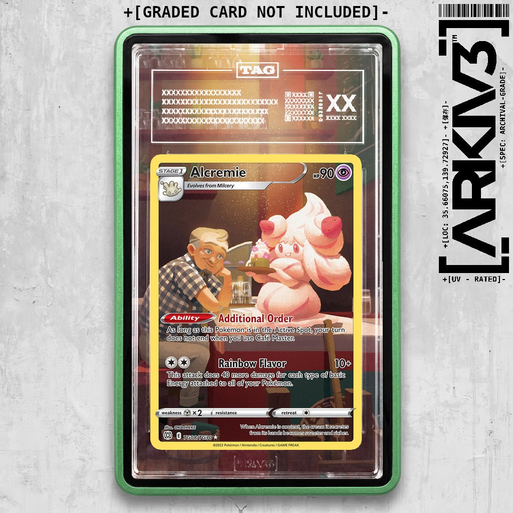 ARKIV3 TAG graded front - Green