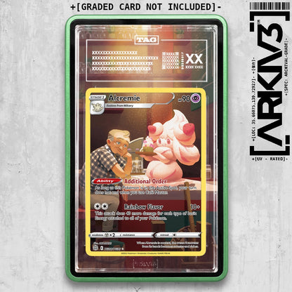 ARKIV3 TAG graded front - Green