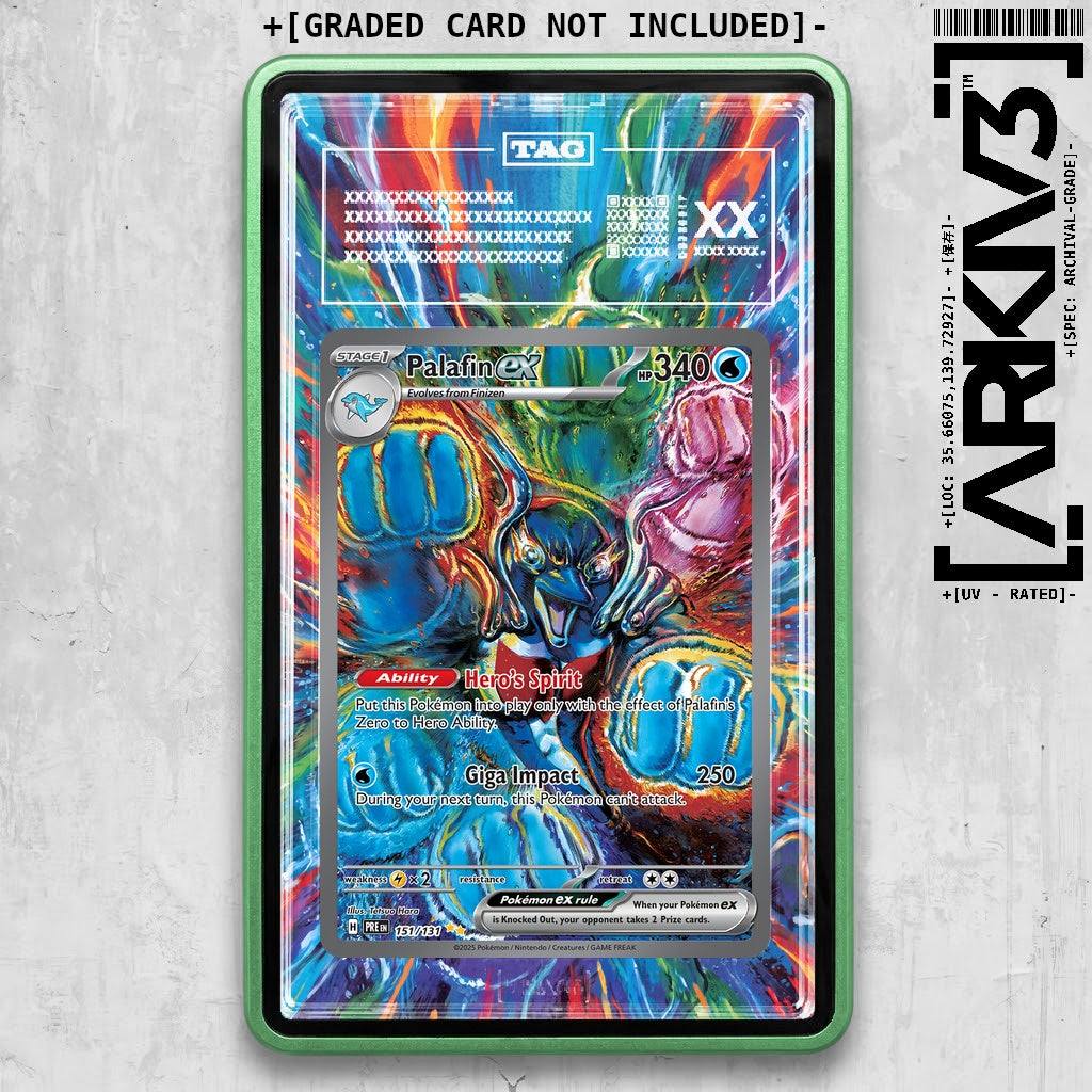 ARKIV3 TAG graded front - Green