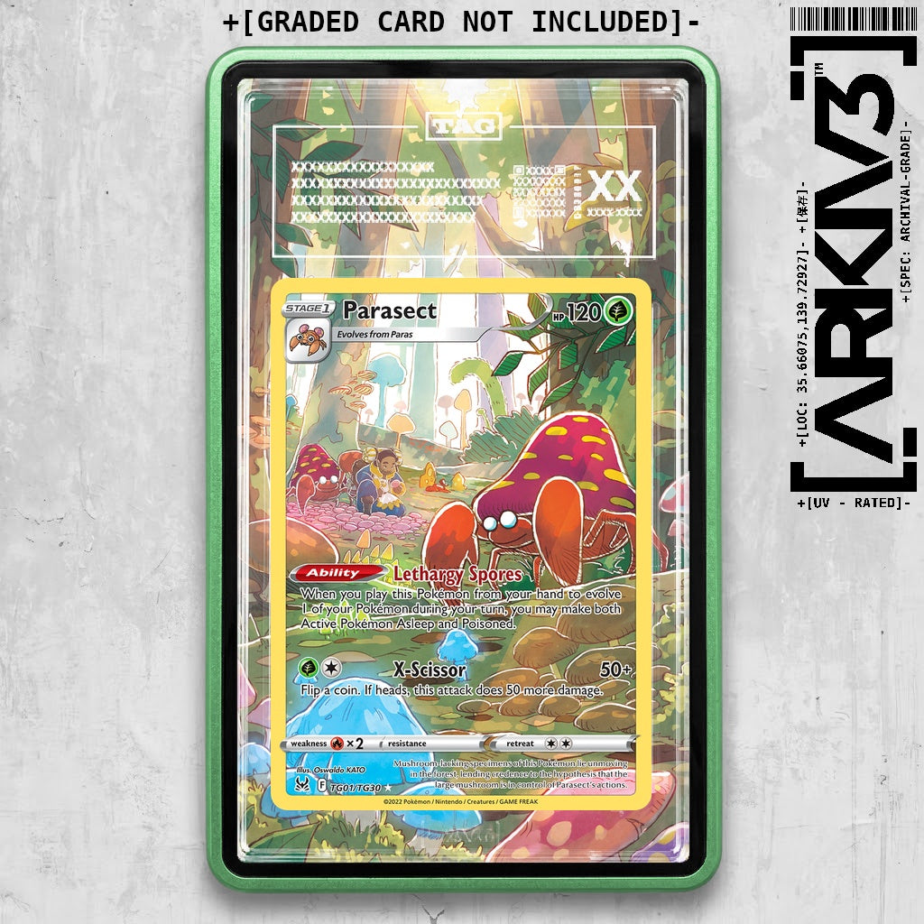 ARKIV3 TAG graded front - Green