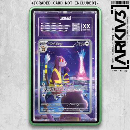 ARKIV3 TAG graded front - Green