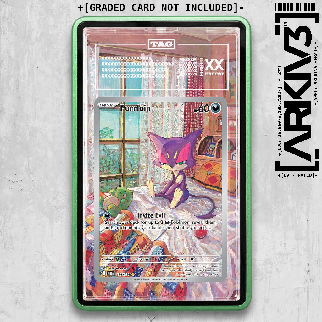 ARKIV3 TAG graded front - Green