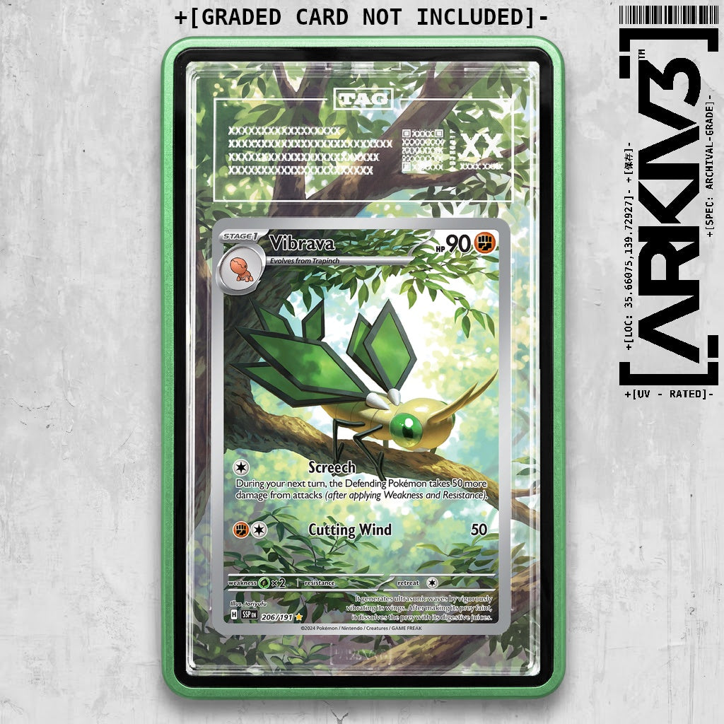 ARKIV3 TAG graded front - Green