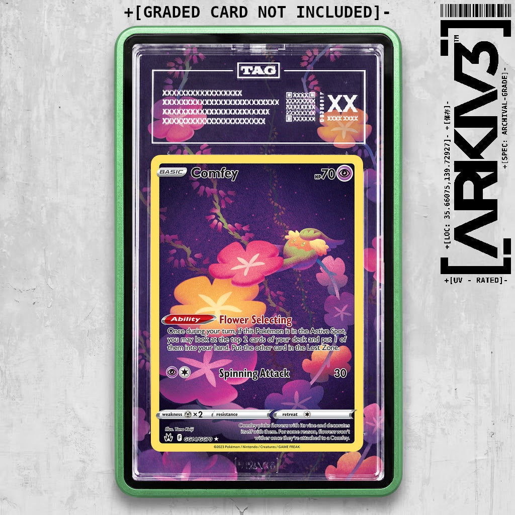 ARKIV3 TAG graded front - Green