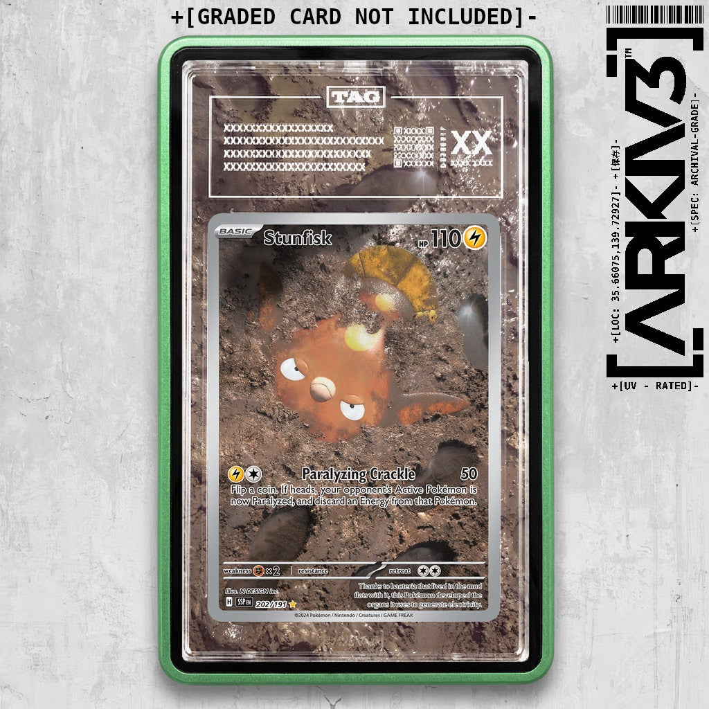 ARKIV3 TAG graded front - Green