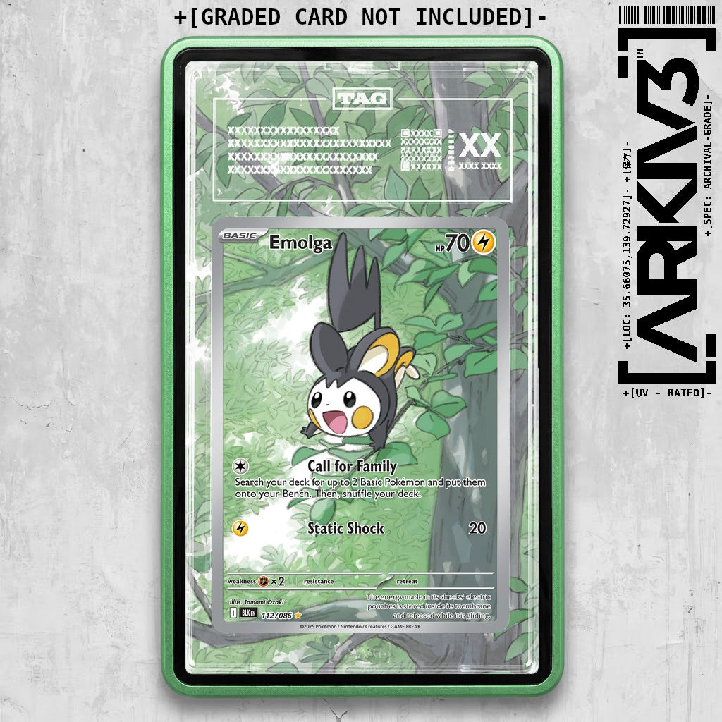 ARKIV3 TAG graded front - Green