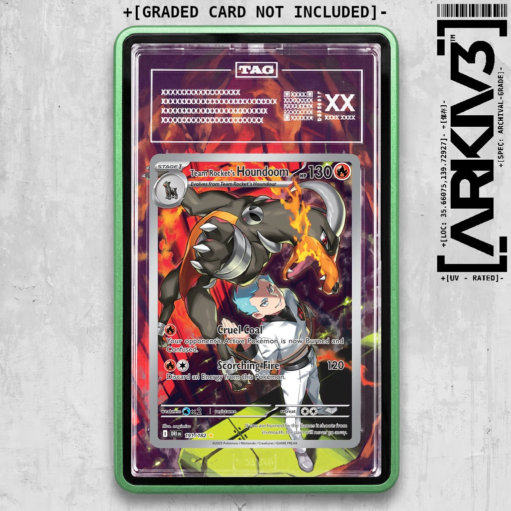ARKIV3 TAG graded front - Green