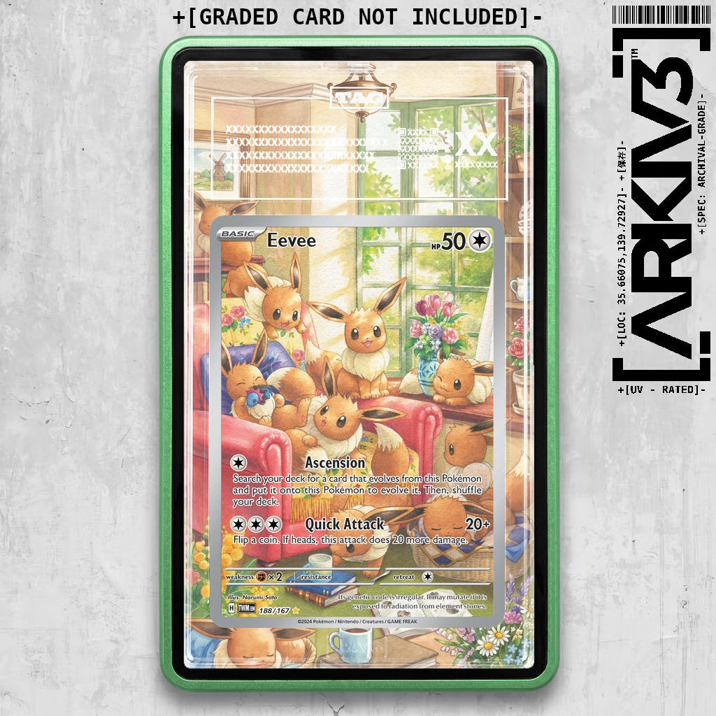 ARKIV3 TAG graded front - Green