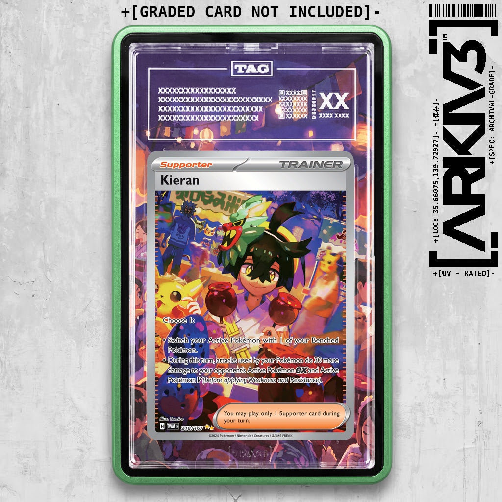 ARKIV3 TAG graded front - Green