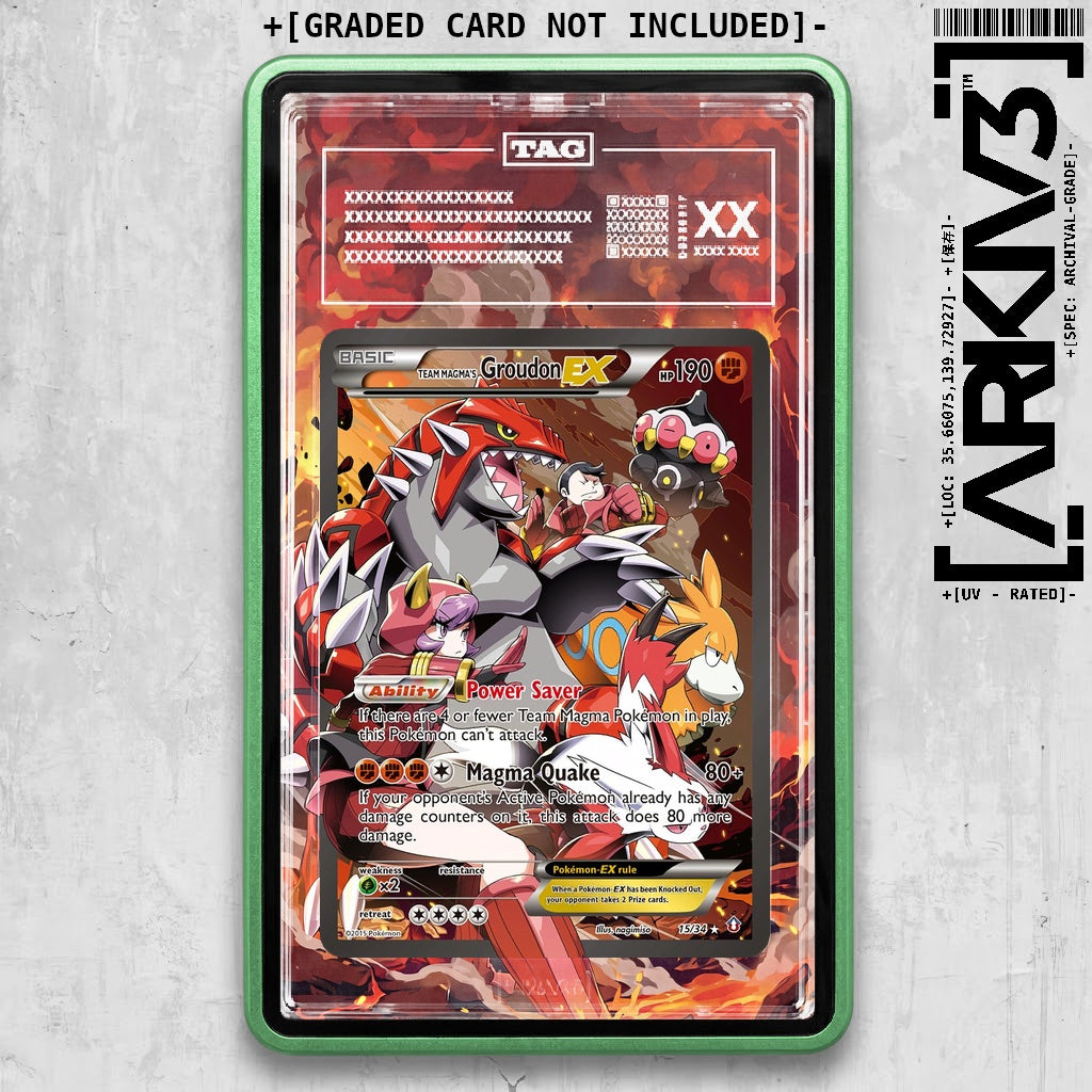 ARKIV3 TAG graded front - Green