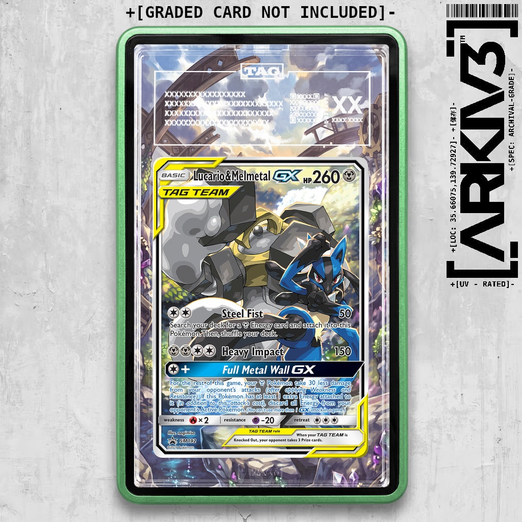 ARKIV3 TAG graded front - Green