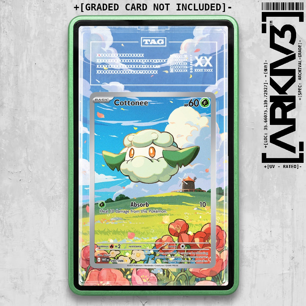 ARKIV3 TAG graded front - Green
