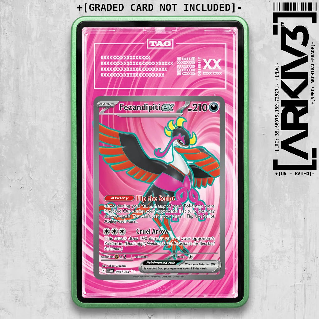 ARKIV3 TAG graded front - Green