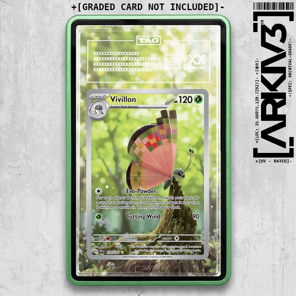 ARKIV3 TAG graded front - Green