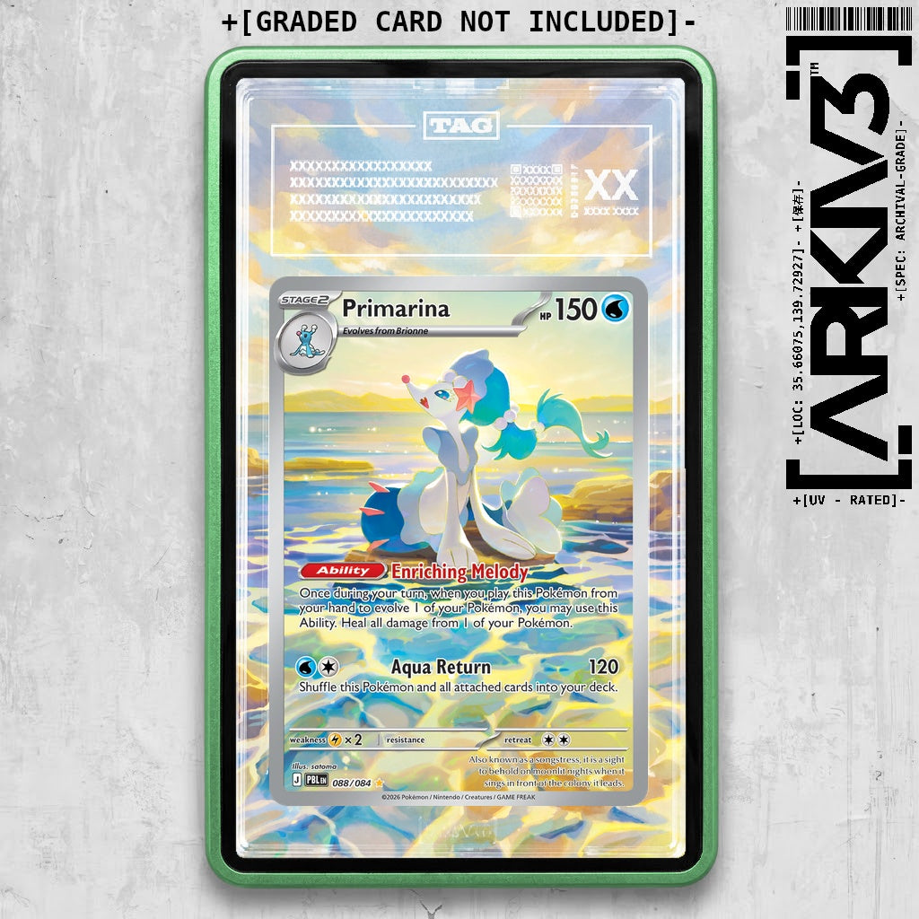 ARKIV3 TAG graded front - Green